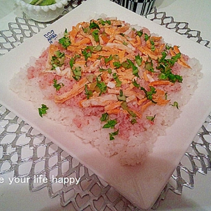 ☆簡単☆蟹缶でちらし寿司